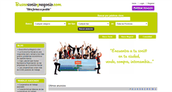 Desktop Screenshot of buscosocioynegocio.com