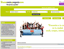 Tablet Screenshot of buscosocioynegocio.com